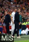 10.09.2024, Fussball UEFA Nations League 2024/25, Gruppe 3, 2. Spieltag, Niederlande - Deutschland, in der Johan Cruyff Arena Amsterdam. (L-R) Co-Trainer Sandro Wagner (Deutschland) und Bundestrainer Julian Nagelsmann (Deutschland)