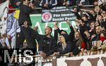 15.09.2024, Fussball 1. Bundesliga 2024/2025, 3. Spieltag, FC Augsburg - 1.FC St. Pauli, in der WWK-Arena Augsburg, Fans St. Pauli
 

