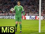 17.09.2024,  Fussball UEFA Championsleague 2024/2025: 1.Spieltag,  FC Bayern Mnchen - Dinamo Zagreb, in der Allianz-Arena Mnchen. Torwart Manuel Neuer (FC Bayern Mnchen) mit dem Ball.
 

