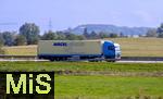 20.09.2024, Autobahn A96 bei Mindelheim im Unterallgu, reger Verkehr richtung Westen. NAGEL-Group LKW