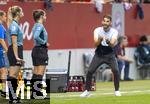 23.09.2024, Fussball Google Pixel Frauen-Bundesliga 2024/2025, 3.Spieltag, FC Bayern Mnchen - TSG Hoffenheim, am FCB-Campus Mnchen.  Hoffenheims Trainer Theodoros Dedes