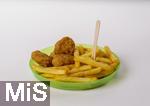 23.09.2024, Chicken-Nuggets mit Pommes Frites