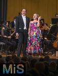 01.10.2024, Internationales Klassikfestival: Festival der Nationen 2024, im Kurhaus Bad Wrishofen im Unterallgu, Sonderkonzert mit Diana Damrau (Sopran). Tenor Thomas Blondelle, Dirigent: Ernst Theis, mit den Augsburger Philharmonikern.