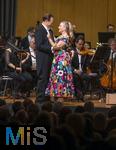 01.10.2024, Internationales Klassikfestival: Festival der Nationen 2024, im Kurhaus Bad Wrishofen im Unterallgu, Sonderkonzert mit Diana Damrau (Sopran). Tenor Thomas Blondelle, Dirigent: Ernst Theis, mit den Augsburger Philharmonikern.