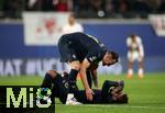 02.10.2024, Fussball UEFA Champions League 2024/2025, 2.Spieltag, RB Leipzig - Juventus Turin, in der Red Bull Arena Leipzig. (L-R) Federico Gatti (Juventus Turin) und Weston McKennie (Juventus Turin)


