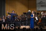 06.10.2024, Internationales Klassikfestival: Festival der Nationen 2024, Konzert im Kurhaus mit Snger Rolando Villazon (Tenor), Guerassim Voronkov, Dirigent der Philharmonie Baden-Baden und Kate Lindsey, Sopran (re)   