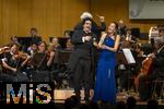 06.10.2024, Internationales Klassikfestival: Festival der Nationen 2024, Konzert im Kurhaus mit Snger Rolando Villazon (Tenor), Guerassim Voronkov, Dirigent der Philharmonie Baden-Baden und Kate Lindsey, Sopran (re)