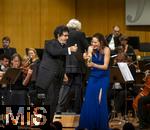 06.10.2024, Internationales Klassikfestival: Festival der Nationen 2024, Konzert im Kurhaus mit Snger Rolando Villazon (Tenor), Guerassim Voronkov, Dirigent der Philharmonie Baden-Baden und Kate Lindsey, Sopran (re)