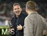 14.10.2024, Fussball UEFA Nations League 2024/25, Gruppe 3, 4.Spieltag, Deutschland - Niederlande, in der Allianz-Arena in Mnchen. Trainer Julian Nagelsmann (Deutschland) hat Spass