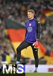 14.10.2024, Fussball UEFA Nations League 2024/25, Gruppe 3, 4.Spieltag, Deutschland - Niederlande, in der Allianz-Arena in Mnchen. Torwart Alexander Nbel (Deutschland) nachdenklich.