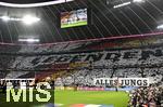 14.10.2024, Fussball UEFA Nations League 2024/25, Gruppe 3, 4.Spieltag, Deutschland - Niederlande, in der Allianz-Arena in Mnchen. Die Legenden Ilkay Gndogan, Thomas Mller, Manuel Neuer und Toni Kroos (Toni Kroos ist nicht anwesend) (alle Deutschland),  werden geehrt 