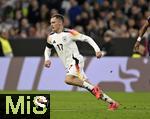 14.10.2024, Fussball UEFA Nations League 2024/25, Gruppe 3, 4.Spieltag, Deutschland - Niederlande, in der Allianz-Arena in Mnchen. Florian Wirtz (Deutschland) am Ball