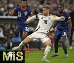 14.10.2024, Fussball UEFA Nations League 2024/25, Gruppe 3, 4.Spieltag, Deutschland - Niederlande, in der Allianz-Arena in Mnchen. Maximilian Mittelstdt (Deutschland) am Ball.