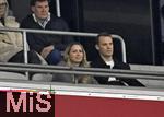 14.10.2024, Fussball UEFA Nations League 2024/25, Gruppe 3, 4.Spieltag, Deutschland - Niederlande, in der Allianz-Arena in Mnchen. Manuel Neuer und seine Frau Anika (beide Deutschland)