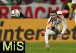 14.10.2024, Fussball UEFA Nations League 2024/25, Gruppe 3, 4.Spieltag, Deutschland - Niederlande, in der Allianz-Arena in Mnchen. Robin Gosens (Deutschland) am Ball.