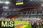 14.10.2024, Fussball UEFA Nations League 2024/25, Gruppe 3, 4.Spieltag, Deutschland - Niederlande, in der Allianz-Arena in Mnchen. Fanchoreografie: Abschied von vier DFB-Legenden,  Ilkay Gndogan (Manchester City), Torwart Manuel Neuer (FC Bayern Mnchen), Thomas Mller (FC Bayern Mnchen), Toni Kroos.