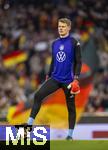 14.10.2024, Fussball UEFA Nations League 2024/25, Gruppe 3, 4.Spieltag, Deutschland - Niederlande, in der Allianz-Arena in Mnchen. Torwart Alexander Nbel (Deutschland) beim Aufwrmen 