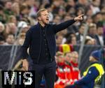 14.10.2024, Fussball UEFA Nations League 2024/25, Gruppe 3, 4.Spieltag, Deutschland - Niederlande, in der Allianz-Arena in Mnchen. Bundestrainer Julian Nagelsmann (Deutschland) in Rage