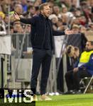 14.10.2024, Fussball UEFA Nations League 2024/25, Gruppe 3, 4.Spieltag, Deutschland - Niederlande, in der Allianz-Arena in Mnchen. Bundestrainer Julian Nagelsmann (Deutschland)  Rage 