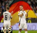 14.10.2024, Fussball UEFA Nations League 2024/25, Gruppe 3, 4.Spieltag, Deutschland - Niederlande, in der Allianz-Arena in Mnchen. Tim Kleindienst (Deutschland) und Joshua Kimmich (Deutschland) 