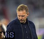 14.10.2024, Fussball UEFA Nations League 2024/25, Gruppe 3, 4.Spieltag, Deutschland - Niederlande, in der Allianz-Arena in Mnchen. Trainer Julian Nagelsmann (Deutschland) nachdenklich.