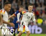 14.10.2024, Fussball UEFA Nations League 2024/25, Gruppe 3, 4.Spieltag, Deutschland - Niederlande, in der Allianz-Arena in Mnchen. Florian Wirtz (Deutschland) spurtet.