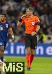 14.10.2024, Fussball UEFA Nations League 2024/25, Gruppe 3, 4.Spieltag, Deutschland - Niederlande, in der Allianz-Arena in Mnchen. Schiedsrichter Slavko Vincic (Slowenien) pfeift.