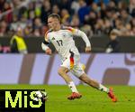 14.10.2024, Fussball UEFA Nations League 2024/25, Gruppe 3, 4.Spieltag, Deutschland - Niederlande, in der Allianz-Arena in Mnchen. Florian Wirtz (Deutschland) am Ball.