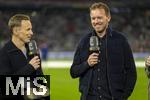 14.10.2024, Fussball UEFA Nations League 2024/25, Gruppe 3, 4.Spieltag, Deutschland - Niederlande, in der Allianz-Arena in Mnchen. Trainer Julian Nagelsmann (Deutschland) beim Interview