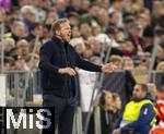 14.10.2024, Fussball UEFA Nations League 2024/25, Gruppe 3, 4.Spieltag, Deutschland - Niederlande, in der Allianz-Arena in Mnchen. Trainer Julian Nagelsmann (Deutschland) schreit