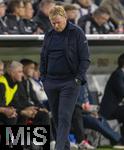 14.10.2024, Fussball UEFA Nations League 2024/25, Gruppe 3, 4.Spieltag, Deutschland - Niederlande, in der Allianz-Arena in Mnchen. Trainer Ronald Koeman (Niederlande) nachdenklich.