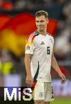 14.10.2024, Fussball UEFA Nations League 2024/25, Gruppe 3, 4.Spieltag, Deutschland - Niederlande, in der Allianz-Arena in Mnchen. Josua Kimmich (Deutschland) kritisch,