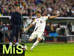 14.10.2024, Fussball UEFA Nations League 2024/25, Gruppe 3, 4.Spieltag, Deutschland - Niederlande, in der Allianz-Arena in Mnchen. Josua Kimmich (Deutschland) am Ball.