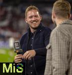 14.10.2024, Fussball UEFA Nations League 2024/25, Gruppe 3, 4.Spieltag, Deutschland - Niederlande, in der Allianz-Arena in Mnchen. Trainer Julian Nagelsmann (Deutschland) lacht.