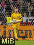 14.10.2024, Fussball UEFA Nations League 2024/25, Gruppe 3, 4.Spieltag, Deutschland - Niederlande, in der Allianz-Arena in Mnchen. Torwart Bart Verbruggen (Niederlande) 