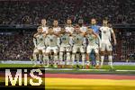 14.10.2024, Fussball UEFA Nations League 2024/25, Gruppe 3, 4.Spieltag, Deutschland - Niederlande, in der Allianz-Arena in Mnchen. Das Mannschaftsbild:
Vordere Reihe v.l. Maximilian Mittelstdt (Deutschland), Angelo Stiller (Deutschland), Serge Gnabry (Deutschland), Joshua Kimmich (Deutschland), Florian Wirtz (Deutschland) und Aleksandar Pavlovic (Deutschland)

Hintere Reihe v.l. Nico Schlotterbeck (Deutschland), Jamie Leweling (Deutschland), Tim Kleindienst (Deutschland), Antonio Rdiger (Deutschland), Torwart Oliver Baumann (Deutschland) und Aleksandar Pavlovic (Deutschland) 