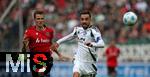 19.10.2024, Fussball 2. Bundesliga 2024/2025, 9. Spieltag, Hannover 96 - FC Schalke 04 , in der Heinz von Heiden Arena Hannover. (L-R) Fabian Kunze (Hannover) gegen Kenan Karaman (Schalke 04)


