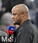 19.10.2024, Fussball 1. Bundesliga 2024/2025, 7. Spieltag,  FC Bayern Mnchen - VfB Stuttgart, in der Allianz-Arena Mnchen, Trainer Vincent Kompany (FC Bayern Mnchen) beim sky Interview


