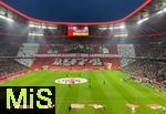 19.10.2024, Fussball 1. Bundesliga 2024/2025, 7. Spieltag,  FC Bayern Mnchen - VfB Stuttgart, in der Allianz-Arena Mnchen, Choeografie - Europapokalsieger der Landesmeister 1974

