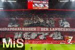 19.10.2024, Fussball 1. Bundesliga 2024/2025, 7. Spieltag,  FC Bayern Mnchen - VfB Stuttgart, in der Allianz-Arena Mnchen, Fanchoreografie der Sdkurve


