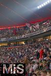 19.10.2024, Fussball 1. Bundesliga 2024/2025, 7. Spieltag,  FC Bayern Mnchen - VfB Stuttgart, in der Allianz-Arena Mnchen, Gstefanblock in der oberen Tribnenebene


