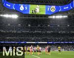 22.10.2024, Fussball UEFA Champions League 2024/2025, 3.Spieltag, Real Madrid - Borussia Dortmund, im Estadio Santiango Bernabeu in Madrid (Spanien), Die Dortmunder Spieler sind nach dem Spiel enttuscht. Das Ergebnis von 5:2


