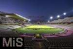 23.10.2024, Fussball UEFA Champions League 2024/2025, 3.Spieltag, FC Barcelona - FC Bayern Mnchen, im Estadi Olimpic Lluis Companys (Barcelona). Stadionansicht vor dem Spiel.


