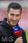 26.10.2024, Fussball 1. Bundesliga 2024/2025, 8.Spieltag, FC Augsburg - Borussia Dortmund, in der WWK-Arena Augsburg, Trainer Nuri Sahin (Borussia Dortmund) beim SKY-Sport Interview
 
