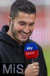 26.10.2024, Fussball 1. Bundesliga 2024/2025, 8.Spieltag, FC Augsburg - Borussia Dortmund, in der WWK-Arena Augsburg, Trainer Nuri Sahin (Borussia Dortmund) beim SKY-Sport Interview
 
