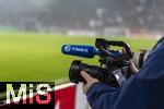 29.10.2024, Fussball DFB-Pokal 2024/2025, 2.Runde, FC Augsburg - FC Schalke 04, in der WWK-Arena Augsburg.  Vereins-TV von Schalke 04.

