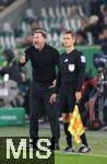 29.10.2024, Fussball DFB Pokal 2024/2025, 2. Runde, VfL Wolfsburg - Borussia Dortmund, in der Volkswagen Arena Wolfsburg. Trainer Ralph Hasenhttl (VfL Wolfsburg)


