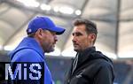 03.11.2024, Fussball 2. Bundesliga 2024/2025, 11. Spieltag, Hamburger SV - 1. FC Nrnberg , im Volksparkstadion Hamburg. (L-R) Trainer Steffen Baumgart (Hamburg) und Trainer Miroslav Klose (Nrnberg)


