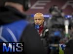 06.11.2024,  Fussball UEFA Championsleague 2024/2025: 4.Spieltag,  FC Bayern Mnchen - Benfica Lissabon, in der Allianz-Arena Mnchen. Nach dem Spiel, Trainer Vincent Kompany (FC Bayern Mnchen), beim DAZN Interview.
 
