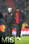 09.11.2024, Fussball 1. Bundesliga 2024/2025, 10. Spieltag, FC St. Pauli - FC Bayern Mnchen, im Millerntor-Stadion Hamburg. (L-R) Trainer Alexander Blessin (FC St. Pauli) und Trainer Vincent Kompany (Bayern Mnchen)


